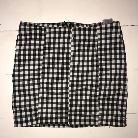 Checkered free people skirt - Picture 3 of 4